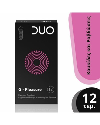 DUO G-Pleasure Προφυλακτικά 12 τμχ.