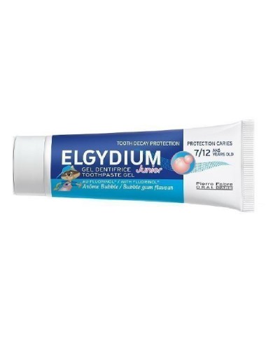 ELGYDIUM JUNIOR BUBBLE 50ML ΟΔΟΝΤΟΠ  7-12 ΕΤΩΝ