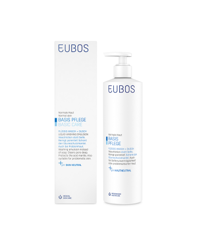 EUBOS BASIC CARE BLUE LIQUID WASHING EMULSION 400ML