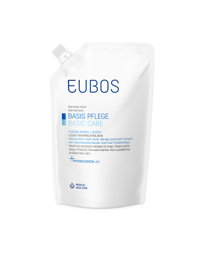 EUBOS BASIC CARE BLUE LIQUID WASHING EMULSION REFILL 400ML