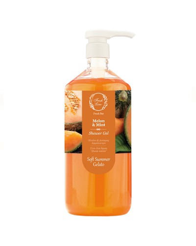 FRESH LINE MELON & MINT SHOWER GEL 1lt
