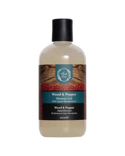 FRESH LINE PROMO WOOD & PEPPER: SHOWER GEL 300ml + BODY WATER 150ml