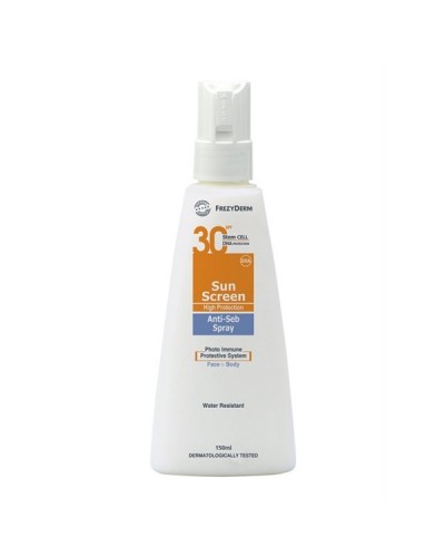 FREZYDERM SUNSCREEN SPRAY ANTI-SEB SPF30 150ML