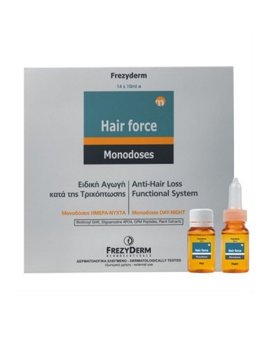 FREZYDERM HAIR FORCE MONODOSE DAY/NIGHT 14Χ10 ML