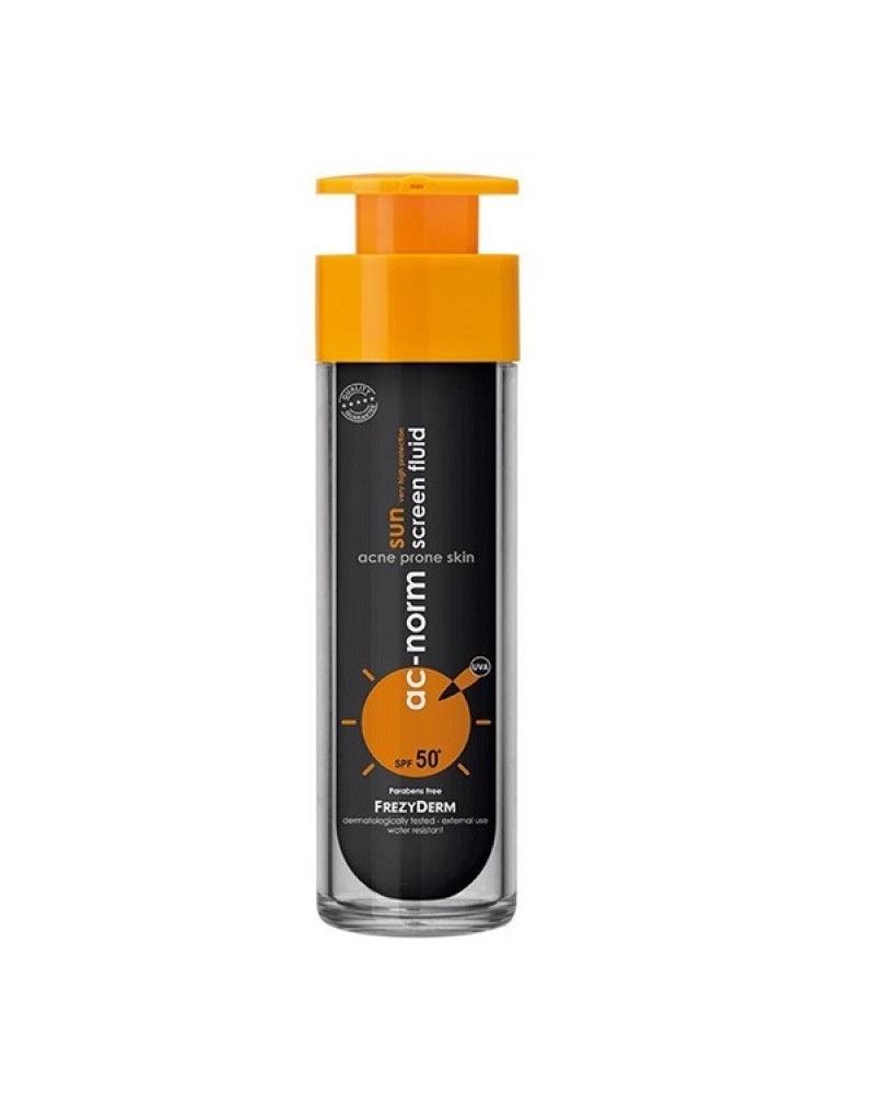 FREZYDERM AC NORM SUNSCREEN FACE FLUID SPF50 50ML FREZYDERM AC NORM SUNSCREEN FACE FLUID SPF50 50ML