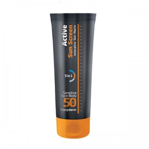 FREZYDERM ACTIVE SUNSCREEN FACE BODY SPF50 150ML