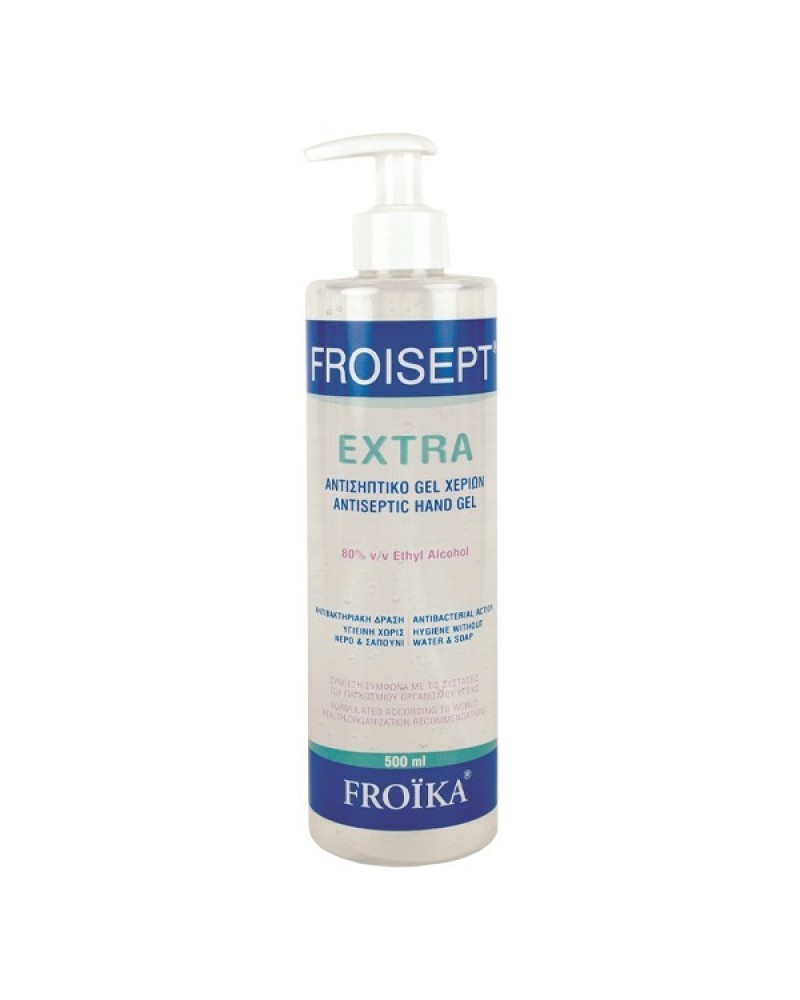 FROIKA FROISEPT EXTRA HAND GEL ΜΕ ΑΝΤΛΙΑ 500ML