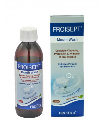 FROIKA FROISEPT MOUTHWASH WITH ACTIVE OXYGEN 250ML