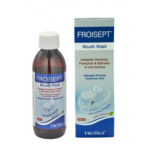FROIKA FROISEPT MOUTHWASH WITH ACTIVE OXYGEN 250ML