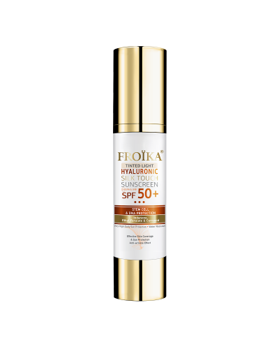 FROIKA HYALURONIC SILK TOUCH SUNSCREEN TINTED LIGHT SPF50+ 50ML