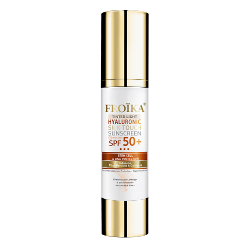 FROIKA HYALURONIC SILK TOUCH SUNSCREEN TINTED LIGHT SPF50+ 50ML