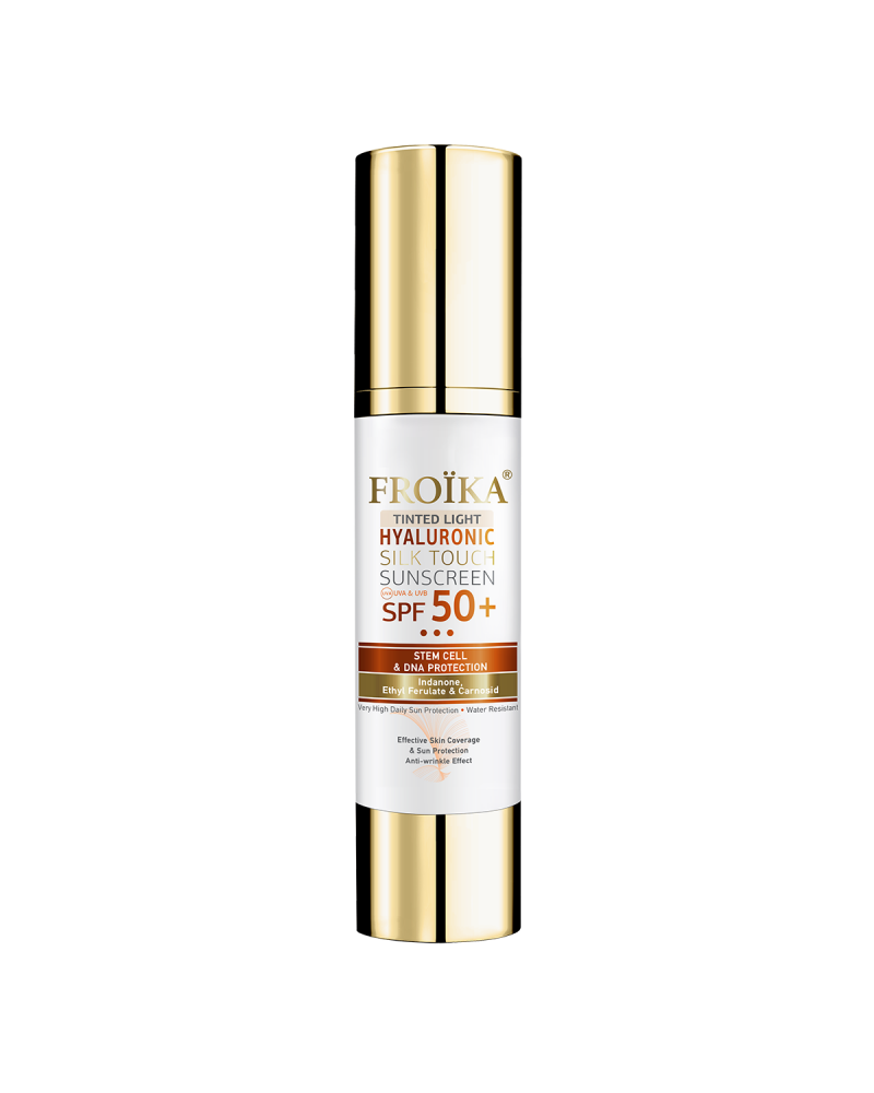 FROIKA HYALURONIC SILK TOUCH SUNSCREEN TINTED LIGHT SPF50+ 50ML