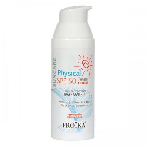 FROIKA SUN CARE PHYSICAL CREAM SPF 50 TINTED 50ML