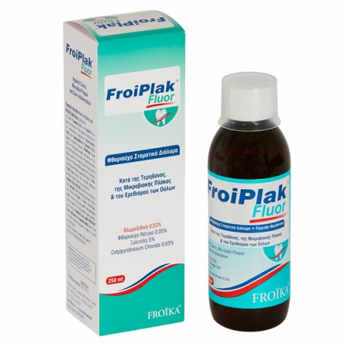 FROIKA FROIPLAK FLUOR MOUTHWASH 250ML