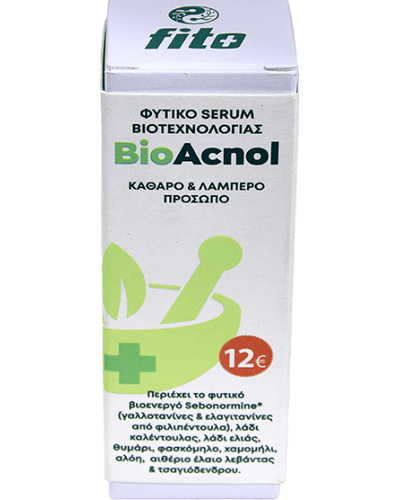 Fito+ BioAcnol Φυτικό serum προσώπου για τα σπυράκια & τις κοκκινίλες 30ml