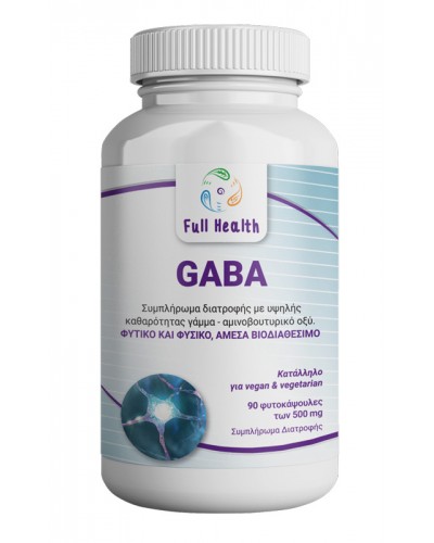 FULL HEALTH GABA 500MG 90 CAPS 