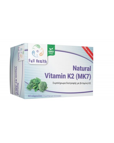 FULL HEALTH NATURAL VITAMIN K2 (MK7) 60 CAPS