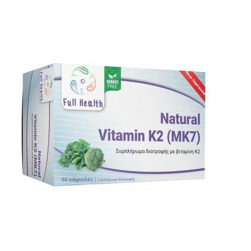 FULL HEALTH NATURAL VITAMIN K2 (MK7) 60 CAPS