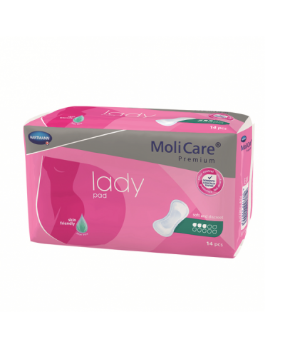 HARTMANN MOLICARE PREMIUM LADY PAD ΓΥΝΑΙΚΕΙΕΣ ΣΕΡΒΙΕΤΕΣ ΑΚΡΑΤΕΙΑΣ 3 Σταγόνες 14τμχ