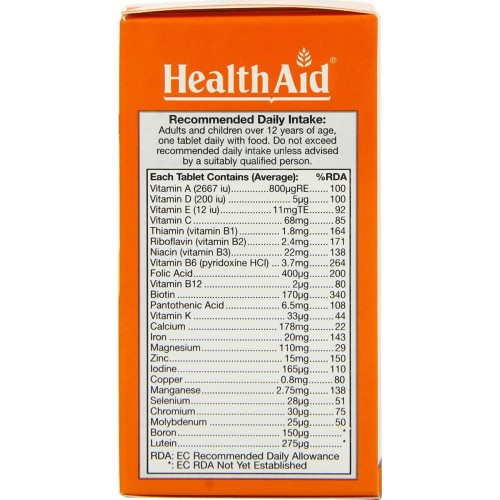 HEALTH AID A TO Z MULTIVIT 90TABS