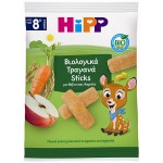 HIPP ΒΙΟΛΟΓΙΚΑ ΤΡΑΓΑΝΑ STICKS ΜΕ ΜΗΛΟ ΚΑΙ ΚΑΡΟΤΟ ΑΠΟ ΤΟΝ 8ο ΜΗΝΑ 30gr