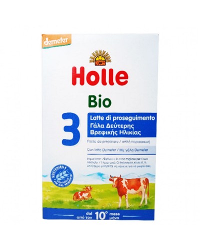 HOLLE ΒΡΕΦΙΚΟ ΓΑΛΑ ΝΟ3 ΑΠΟ 10 ΜΗΝΩΝ 600G