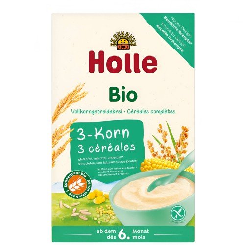 HOLLE Παιδική κρέμα από ρύζι καλαμπόκι & κεχρί 250G