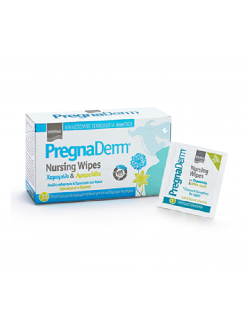 INTERMED PREGNADERM NURSING WIPES 30τμχ