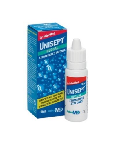 INTERMED UNISEPT BUCCAL ORAL DROPS 15ML