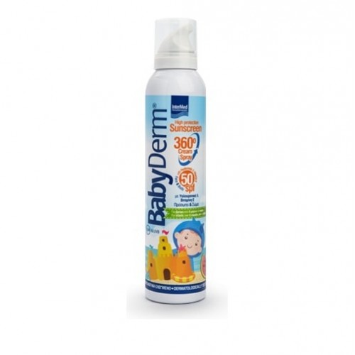 INTERMED Babyderm Sunscreen 360 Cream Spray SPF50 , 200ml