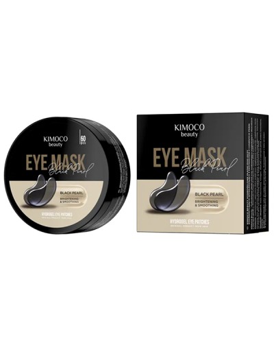 KIMOCO BEAUTY EYE MASK BLACK PEARL HYDROGEL EYE PATCHES 60τμχ