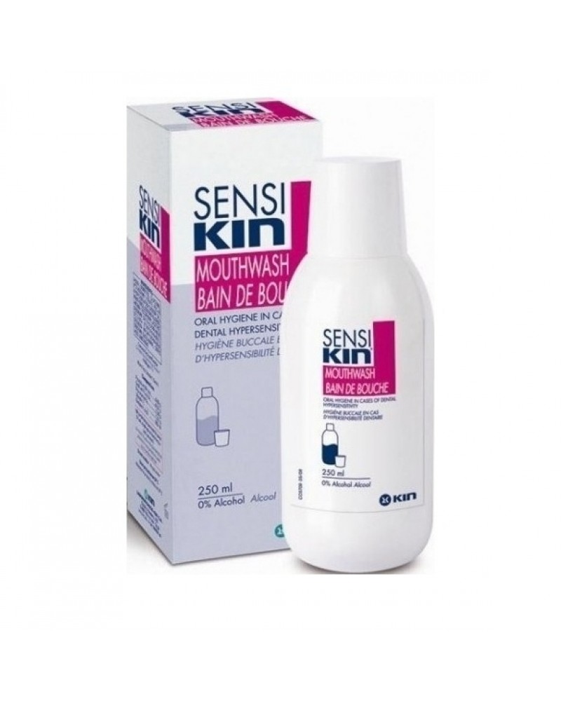 KIN SensiKin Mouthwash Στοματικό Διάλυμα για τα Ευαίσθητα Δόντια, 250 ml