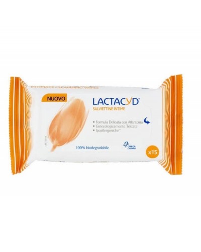 LACTACYD INTIMATE WIPES 15τμχ