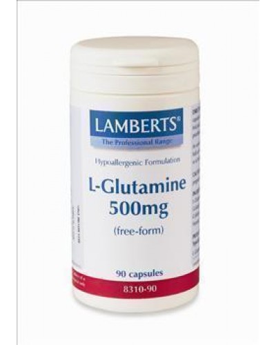 LAMBERTS L GLUTAMINE 500MG 90CAP
