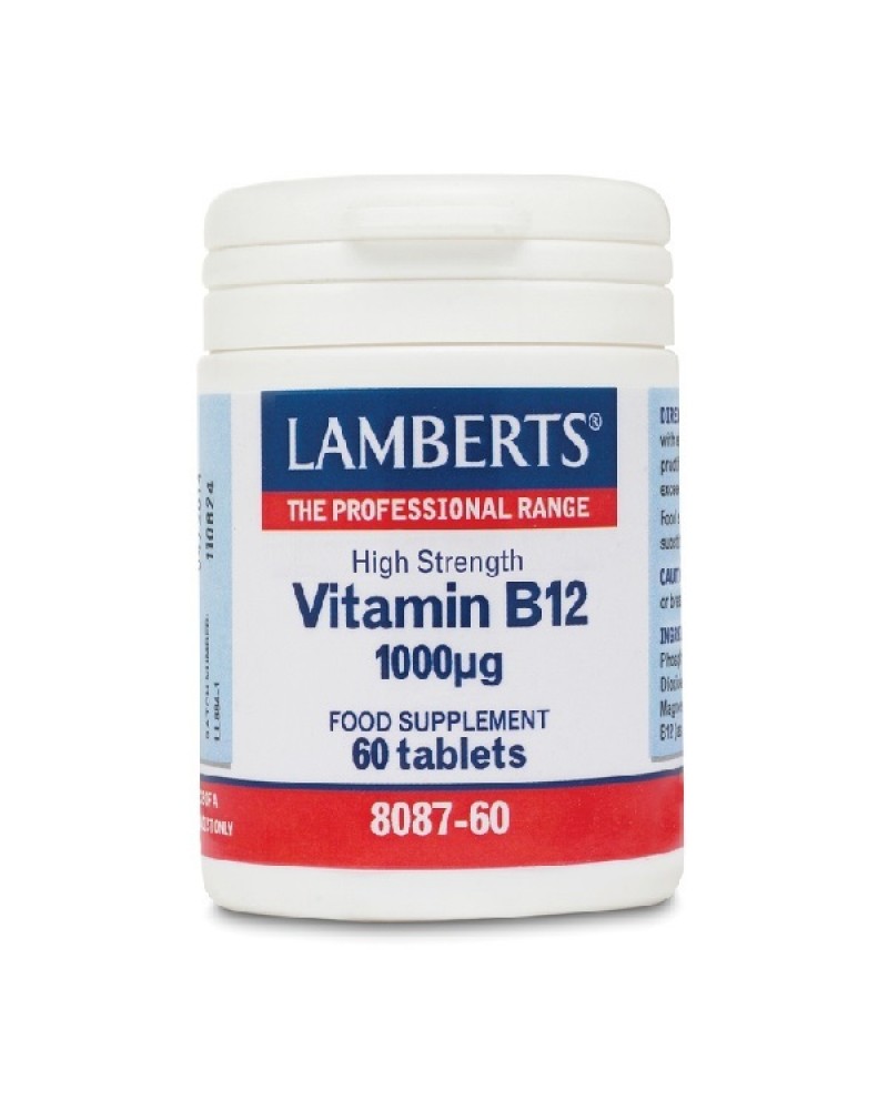 LAMBERTS VITAMIN B12 1000mg 60 tablets LAMBERTS VITAMIN B12 1000mg 60 tablets