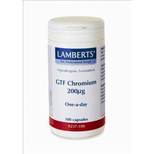LAMBERTS GTF CHROMIUM 200MCG 100TAB