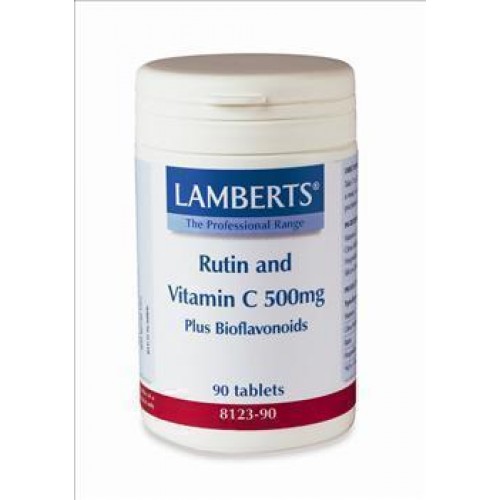LAMBERTS RUTIN & VIT C 500 & BIOFLAVONOIDS 90 CAPS