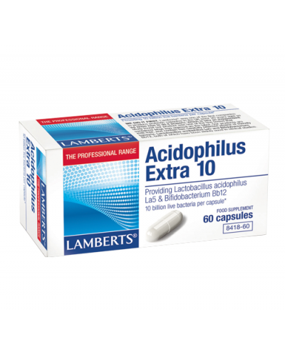 LAMBERTS ACIDOPHILUS EXTRA 10 60CAPS