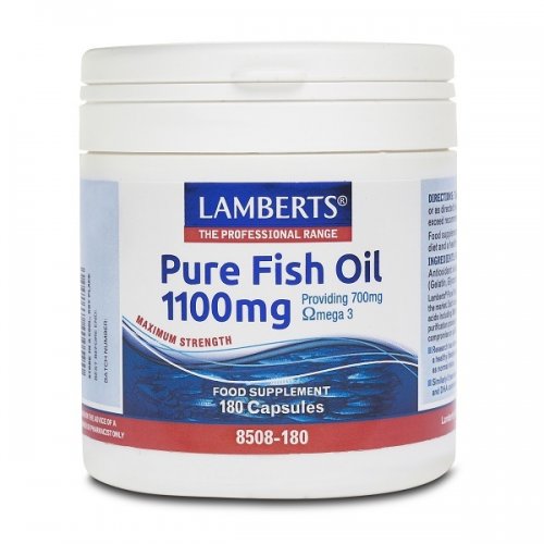 LAMBERTS PURE FISH OIL 1100MG 180CAP