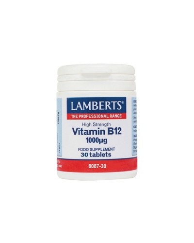 LAMBERTS B-12 1000MCG 30TABS (METHYLCOBALAMIN)