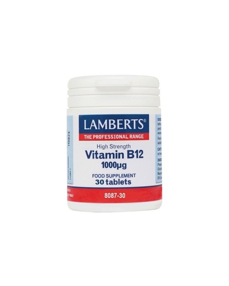 LAMBERTS B-12 1000MCG 30TABS (METHYLCOBALAMIN) LAMBERTS B-12 1000MCG 30TABS (METHYLCOBALAMIN)