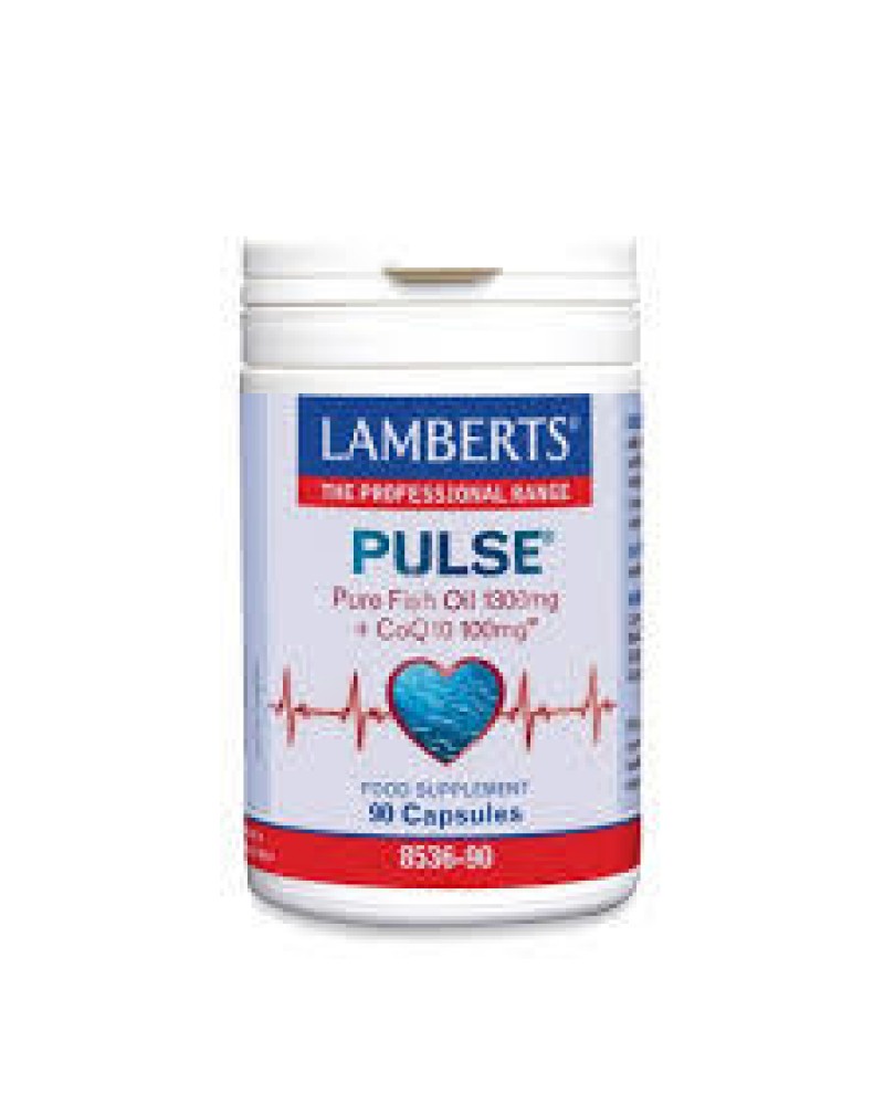 LAMBERTS PULSE PURE FISH OIL 1300MG WITH COQ10 100MG 90CAPS LAMBERTS PULSE PURE FISH OIL 1300MG WITH COQ10 100MG 90CAPS