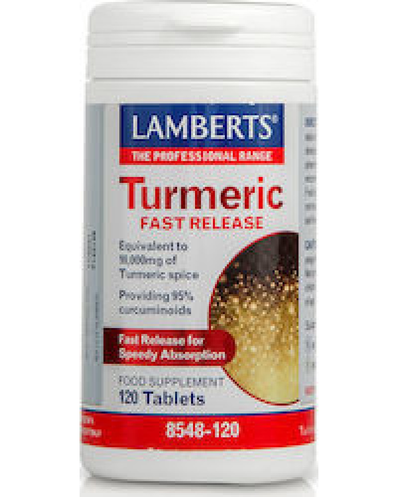 LAMBERTS TURMERIC FAST RELEASE 120TABS LAMBERTS TURMERIC FAST RELEASE 120TABS
