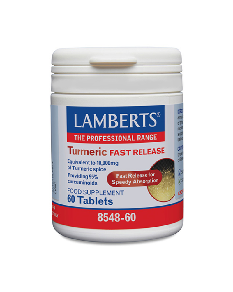 LAMBERTS TURMERIC FAST RELEASE 60TABS LAMBERTS TURMERIC FAST RELEASE 60TABS
