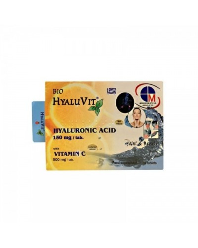 BIO HYALUVIT HYALURONIC ACID & VITAMIN C 30TABS