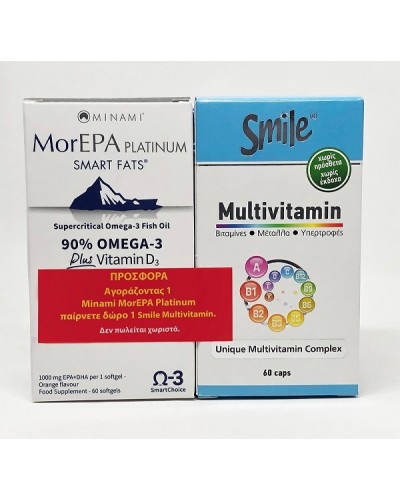 MINAMI MOR-EPA PLATINUM 60CAPS   SMILE MULTIVITAMIN 60 CAPS