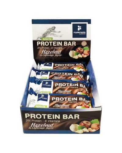 MY ELEMENTS SPORTS PROTEIN BAR HAZELNUT CHOCO 12Χ60GR