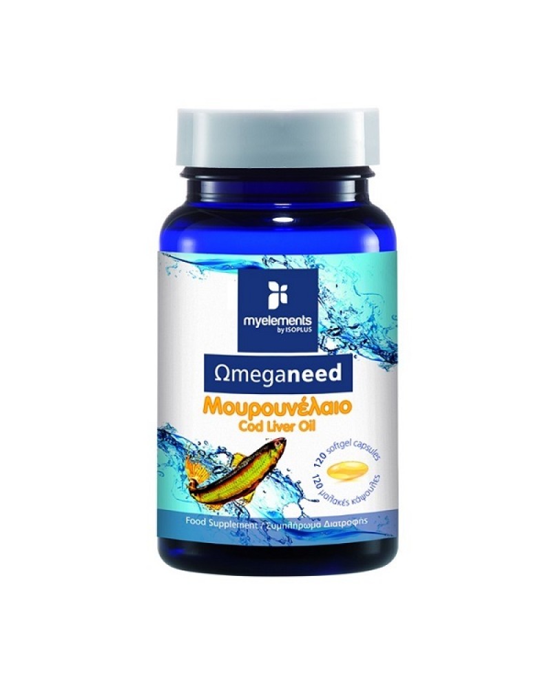 MY ELEMENTS OMEGANEED COD LIVER OIL 120softgels