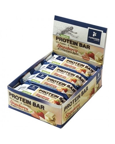 MY ELEMENTS SPORTS PROTEIN BAR STRAWBERRY 12Χ60G
