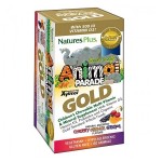 NATURES PLUS ANIMAL PARADE GOLD ASSORTED CHERRY ORANGE GRAPE 60 CHEWABLE TABS 